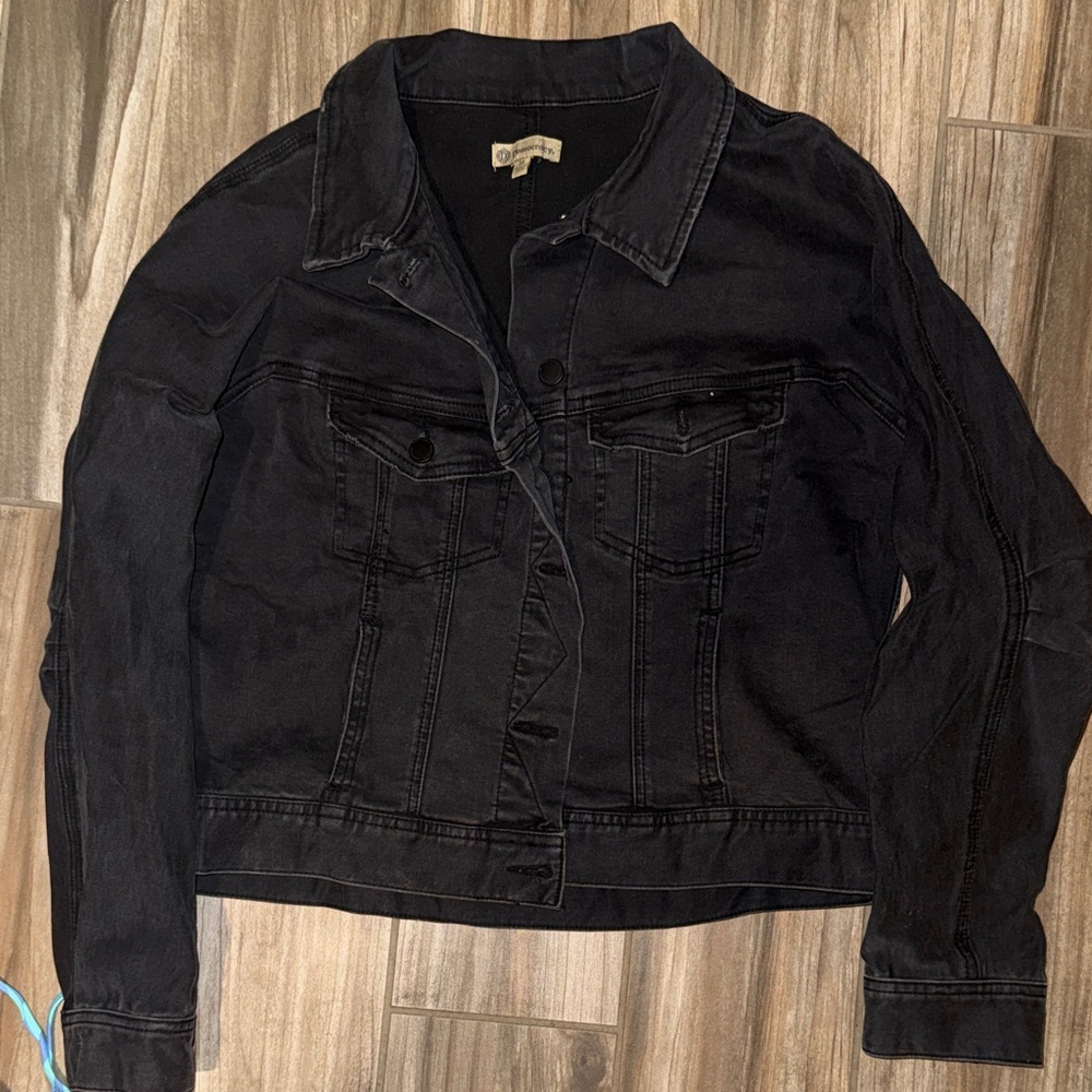 Democracy Black Denim Jacket